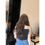 女性向けの新しい夏のフランス風ヴィンテージ半袖シャツ、スクエアネックラインと刺繍されたシフォン上着を特徴としています。