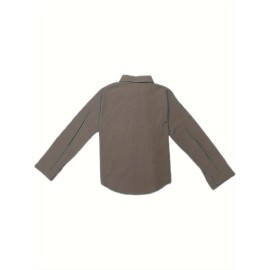 春秋用カジュアルシャツ、長袖、555995037と同等のデザイン