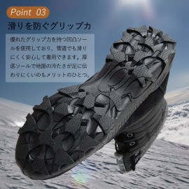 ローカル - メンズ・レディース 防水耐寒スノーブーツ 滑り止め軽量ウィンターシューズ