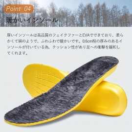 ローカル - メンズ・レディース 防水耐寒スノーブーツ 滑り止め軽量ウィンターシューズ