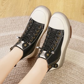 ミニマルデザイン Ankle Booties、サイドジッパー、オールシーズン対応、カジュアル