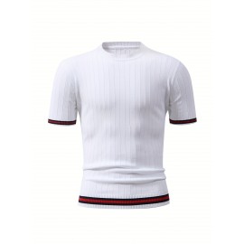 Tie Mu Zhen OBMから、スタイリッシュなメンズ半袖ニットトップを新しく紹介します。
