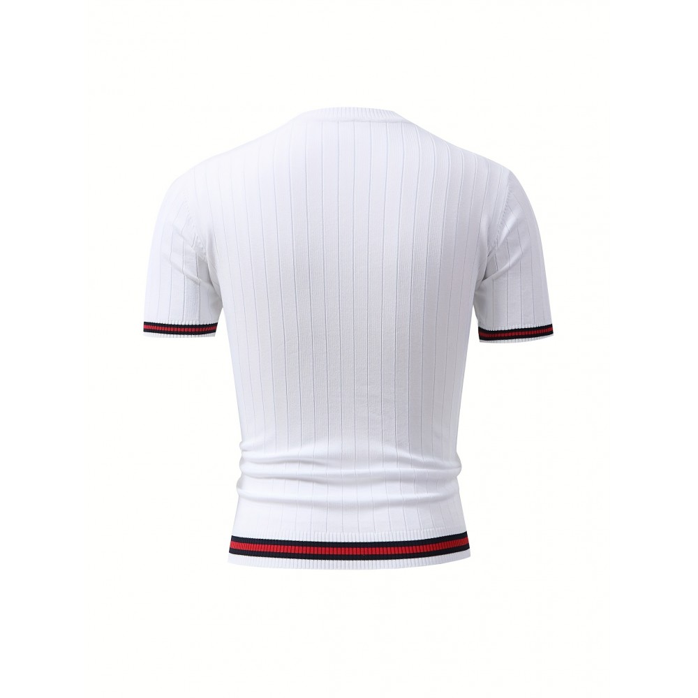 Tie Mu Zhen OBMから、スタイリッシュなメンズ半袖ニットトップを新しく紹介します。 Tie Mu Zhen OBMから、スタイリッシュなメンズ半袖ニットトップを新しく紹介します。